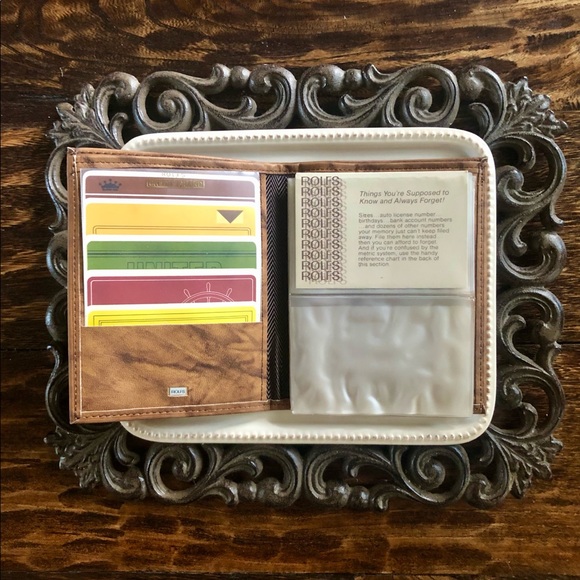 Vintage Rolfs Tan Cowhide Leather Wallet - NWOT - Picture 2 of 11